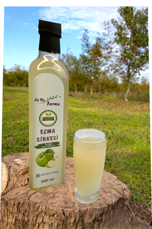 DOĞAL FERMENTE ELMA SİRKESİ (500 ML)